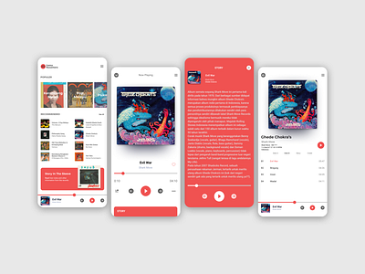 Irama Nusantara Music App app ui