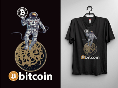 Bitcoin t-shirt bitcoin converter customdesign vector