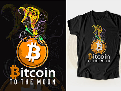 Bitcoin - To the Moon t shirt