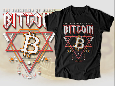 CRYPTO - BITCOIN T SHIRT branding crypto currency customdesign shirt tshirtdesign
