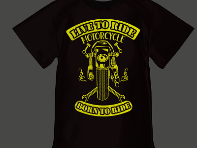 Motorcycle t-shirt design