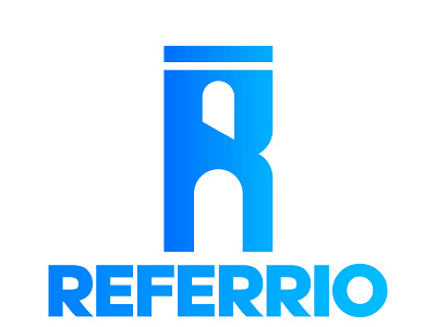 Referrio logo branding design graphic design logo