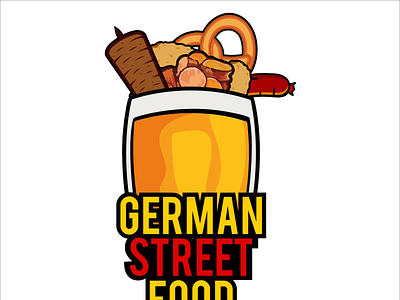 German Street Food logo branding design graphic design logo