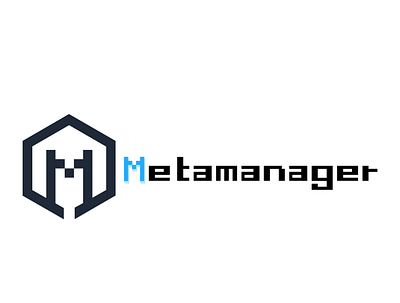 Metamanager logo branding design graphic design