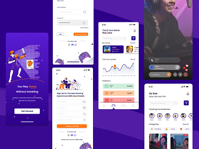 Gaming App UI Design
