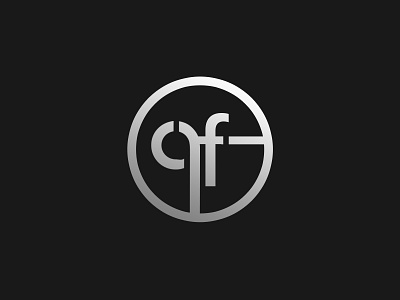 Letter QF letter qf lettering logos logotype monogram monogram logo qf symbol typography