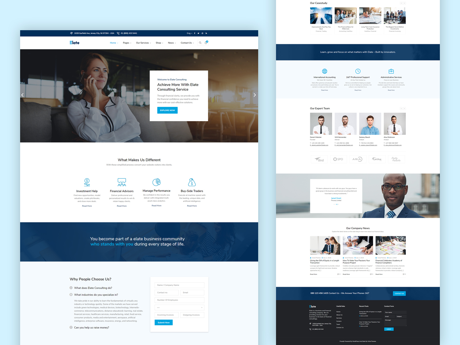 Corporate Website by Siva Kumar on Dribbble