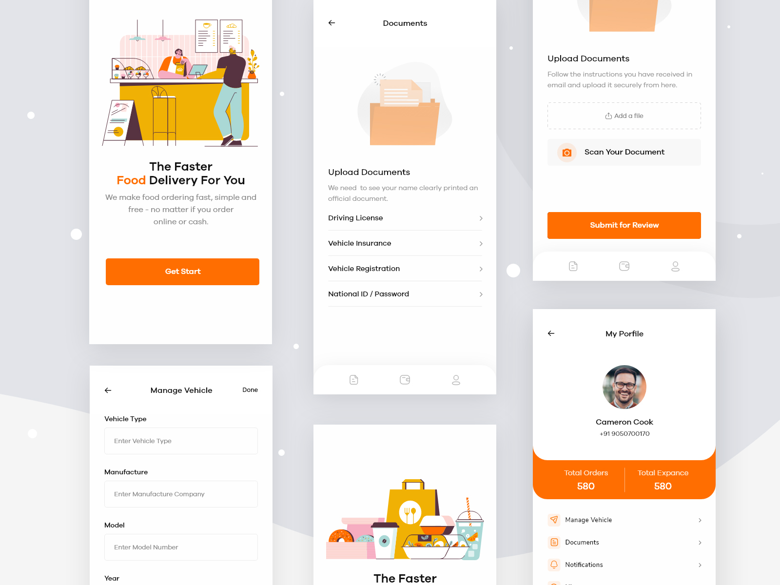 Food Delivery Boy App by Siva Kumar on Dribbble