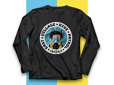 East Village Dive Patrol apparel branding logo tshirt tshirt art