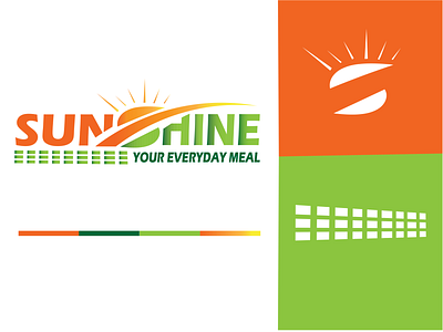 Sunshine Foods-Logo Design branding graphic design illustration logo typography ui ux vector