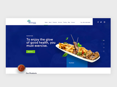 Food Website clean coloful concept design food inspiration interface design landing page receipt restuarant ui ui ux uxdesign we design web site