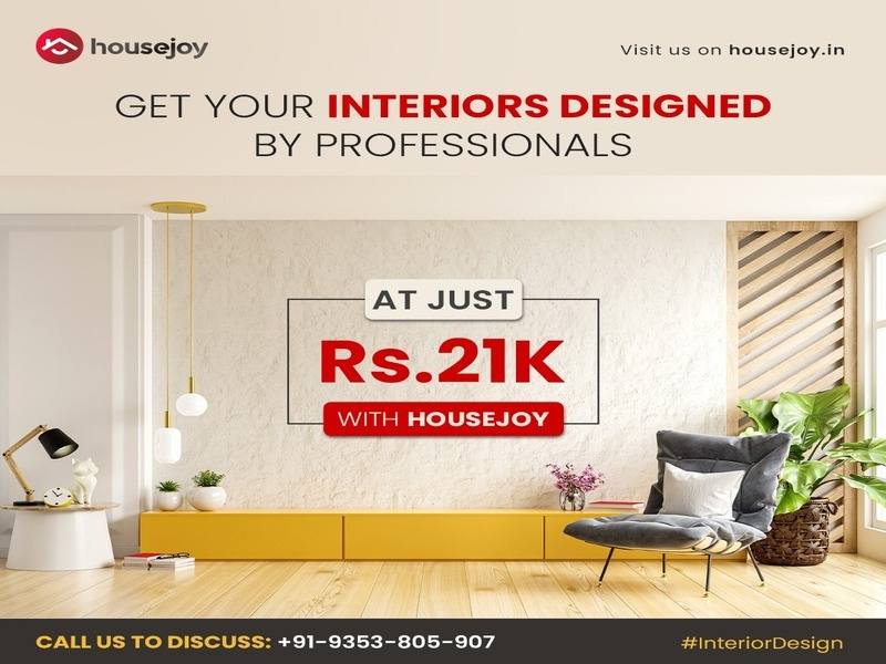 Get Your Interiors Designed by Professionals by Housejoy India on Dribbble