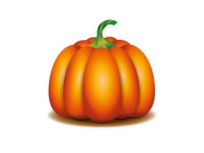 Pumpkin adobe illustrator autumn cartoon design graphic design icon illustration logo pumpkin vector vector pumpkin