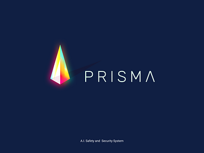 Prisma Logo app branding dail design figma glass illustration logo minimal vector