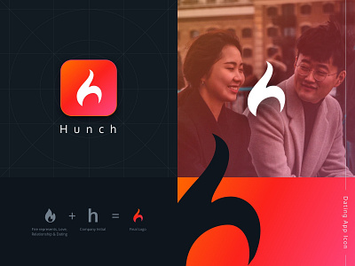 Hunch - Dating App Logo/Icon