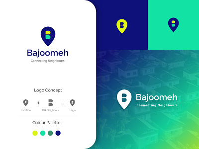 Bajoomeh - Logo Design branding branding design connectingneighbours illustrator logo logo design sketch ui user interface design
