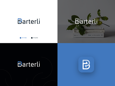 Barterli logo design app app icon brand identity branding and identity colour palette logo logo design