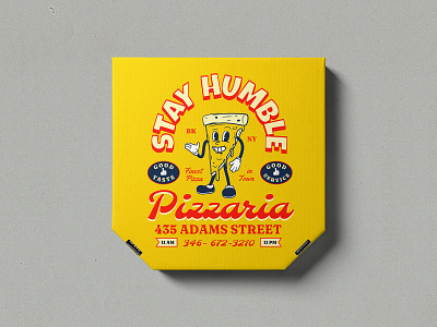 Kittl – Playful Pizza Packaging Design branding colorful design food fun graphic design illustration playful retro vintage