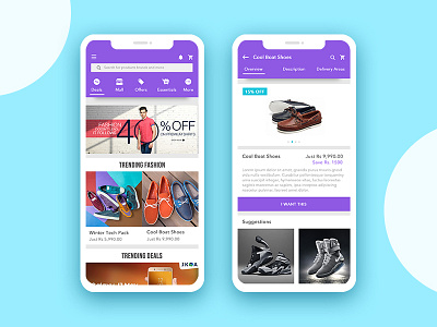 Shopping App Concept 3 android app grocery ios iphone x shopping ui ux