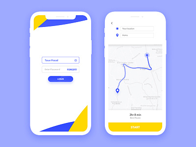 Maps android app direction ios iphonex location maps ui ux