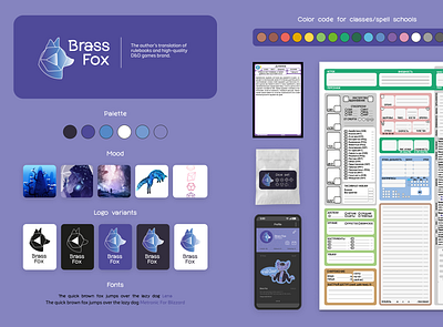 Brass Fox identity branding design graphic design illustration logo