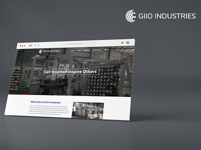 Website design for industrial projects