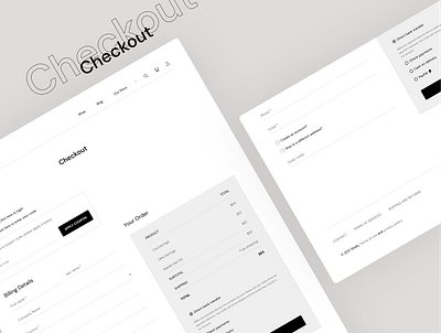 Checkout Page ui dailyui checkout