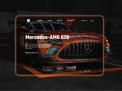 Mercedes Cars Landing page!