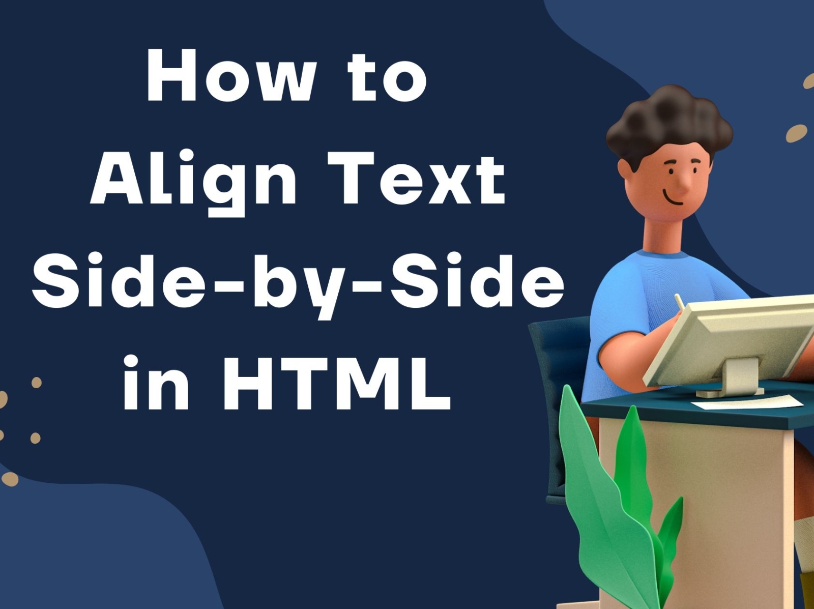 how-to-align-text-side-by-side-in-html-by-wonder-develop-on-dribbble