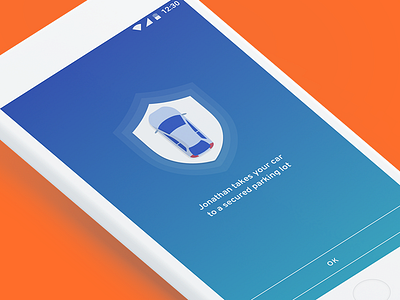 Parking app - work in progress app parking ui