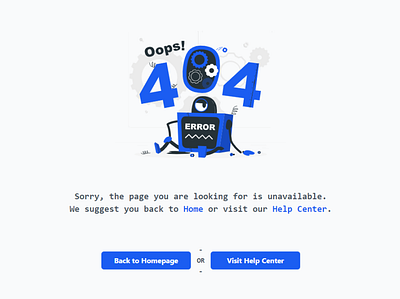 404 Error Page Design 404 404 error 404 not found error error page design error web page web design