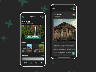Tourism App UI Design - sm8uti app app design app ui design explore tourism tourism app ui ui design uiux ux