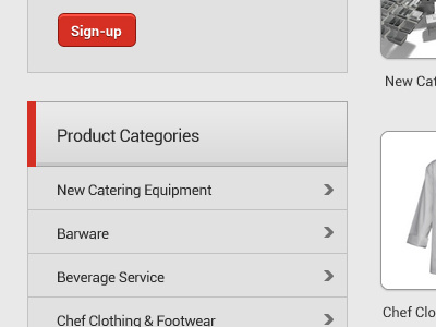 Category Listings category ecommerce list table