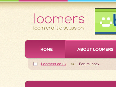 The Loom Band Craze forum interface simple skin theme ui web