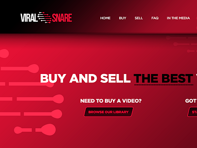 Viral Snare - Further Screens interface pink ui viralsnare web design website