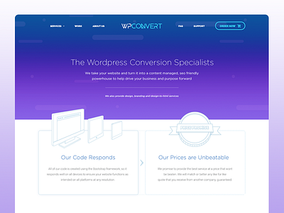 Wordpress Conversion Service
