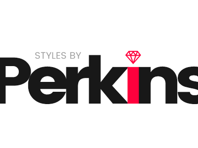 Styles By Perkins brand branding fashion jewelry logo mark