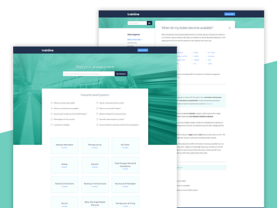 UI/UX for Trainline frontend interface software structure trainline ui ux web