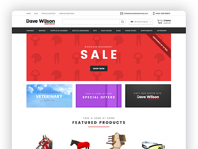 Giddy'up Horsey! design ecommerce ui ux web