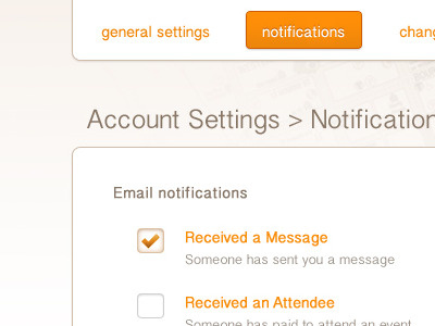 Notifications UI button dashboard icon ui