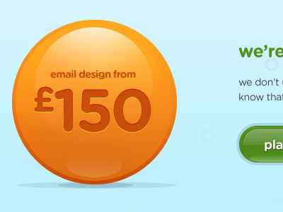 Email Design from £150 design email