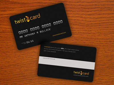 Credit Card Design card design print