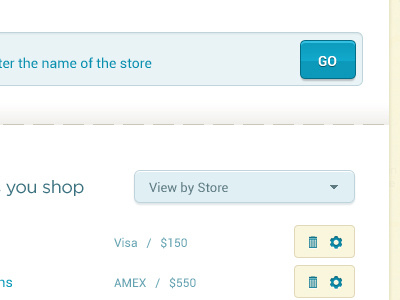 View by store button dropdown form icon ui