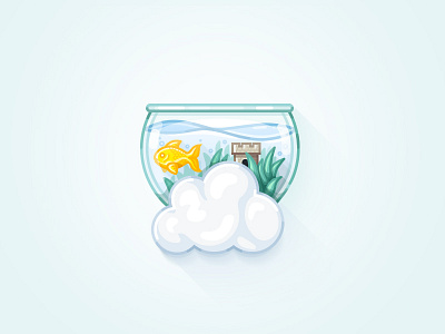 Cloud Packages Illustrations: Fish Tank