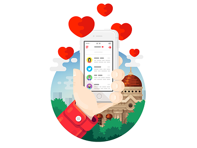 To Power Users with Love app apps email hand hearts inbox love mail mobile phone