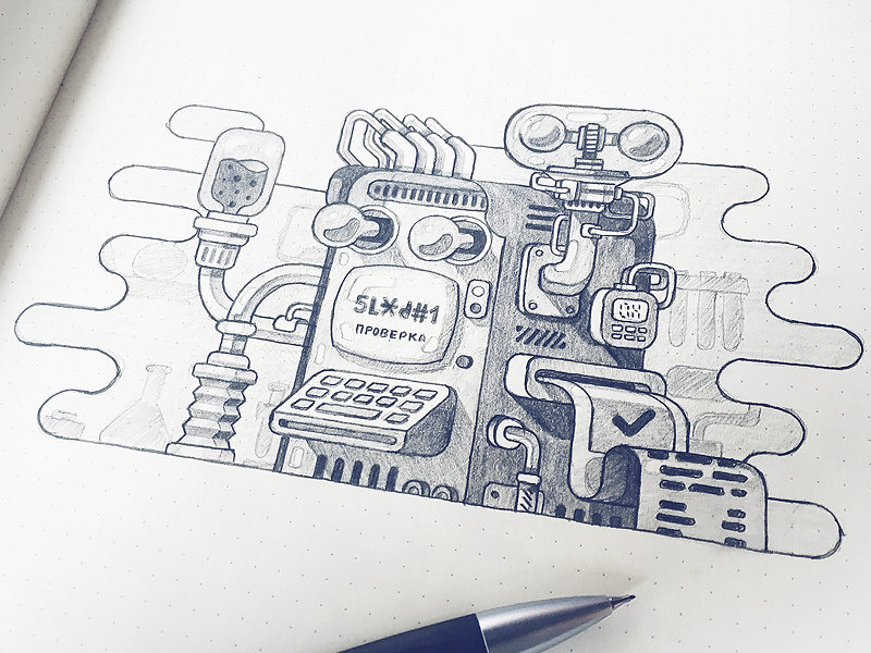 Security Checker Sketch by Evgenii Dolgov for VK Design Team on Dribbble