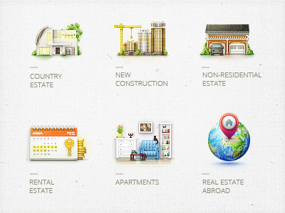 Icons for real estate agencies. agencies design estate icon set icons numicor real