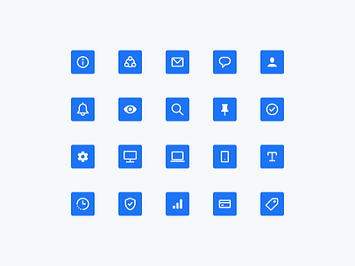 Icons for Email Marketing App