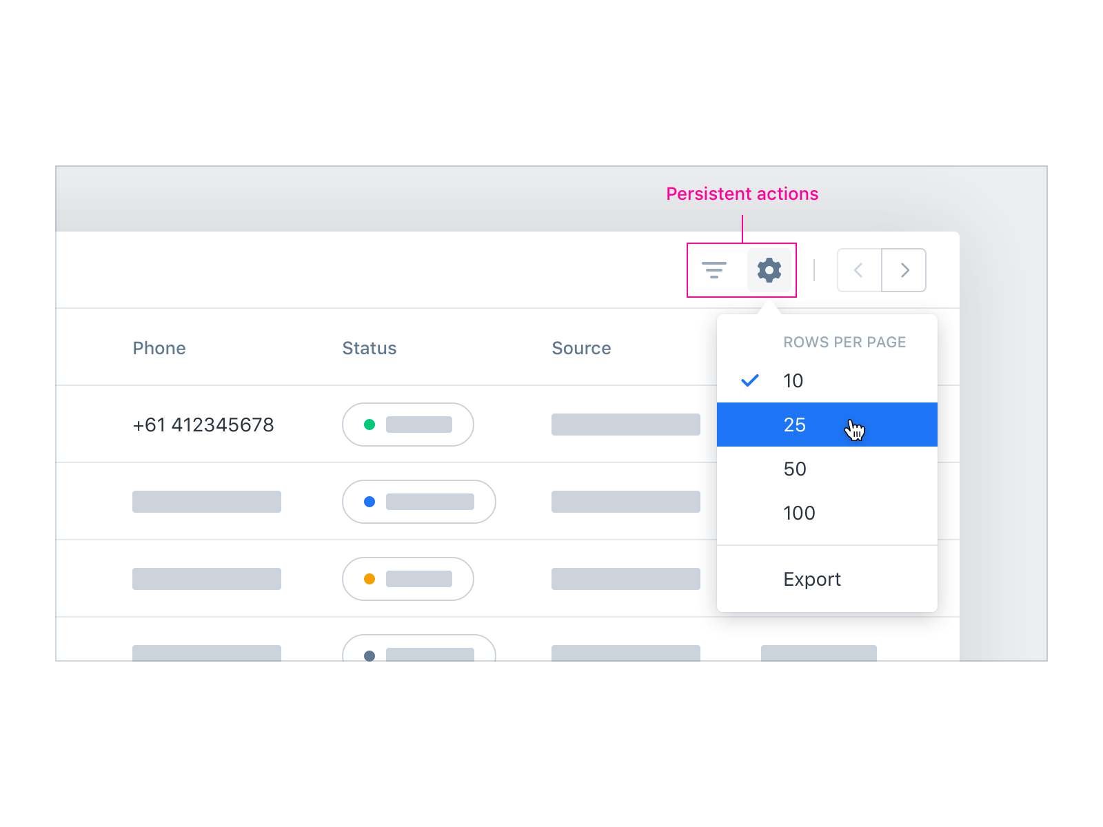 Listing table. Таблицы UX UI. Таблицы UX дизайн. Таблицы в интерфейсе UX UI. Фильтры UX UI.