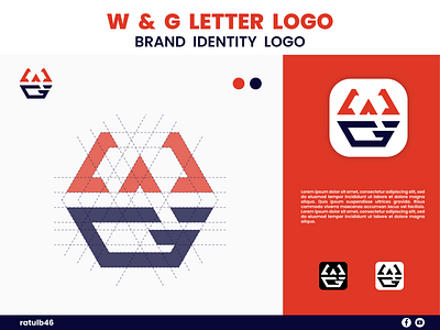 Letter W & G Logo | Brand Identity | Letter Logo
